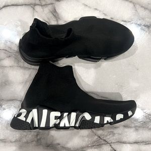 Balenciaga- Speed Graffiti Sock Sneakers